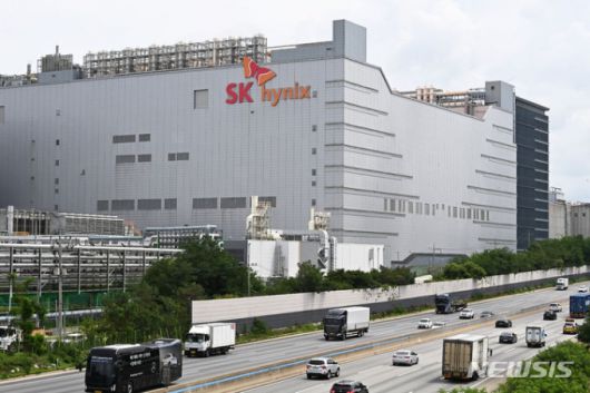 이날 경기도 이천시 SK하이닉스 본사 모습. /사진=뉴시스