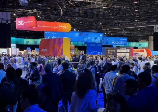 20일(현지시간) 미국 올랜도 오렌지카운티 컨벤션센터에서 열린 'SAP 사파이어 2025' 전시장./사진=성시호 기자 shsung@