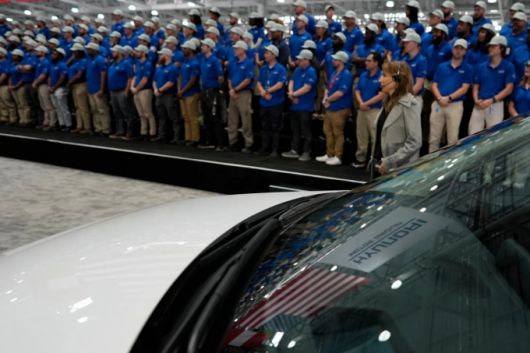 지난 3월 조지아주 사바나 근처에 있는 현대자동차 전기자동차 생산 공장 /AP=뉴시스