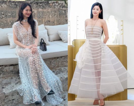 배우 신민아 전지현 /사진=신민아, 피아제 인스타그램