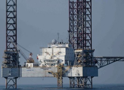 중국이 서해 한중 잠정조치수역(PMZ)에 설치하며 주장한 '양어장 관리 지원 시설'. 한국해양과학기술원(KIOST)의 해양조사선 온누리호가 현장 조사 중 촬영한 사진. / 사진=한국해양과학기술원(KIOST)