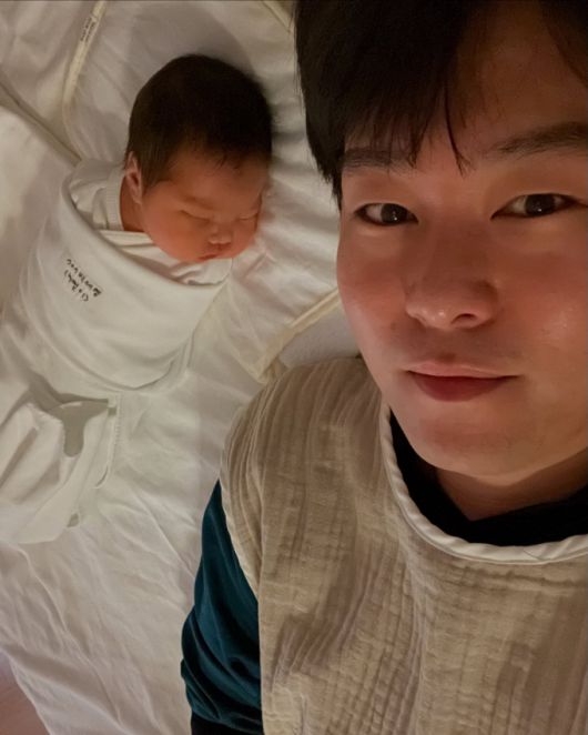 곽정욱이 박세영과 결혼 3년 만에 얻은 딸을 공개했다. 태명은 세상 속에서 구별된 존재로 자라나길 바라는 마음에서 '구별이'라고 지었다고 밝혔다. /사진=인스타그램 갈무리