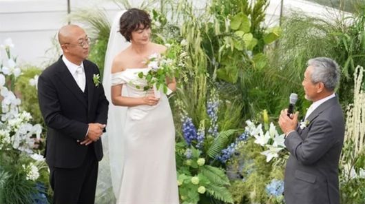 배우 최여진과 사업가 김재욱의 이색적인 크루즈 결혼식 현장이 공개된다./사진=SBS '동상이몽 시즌2-너는 내 운명'