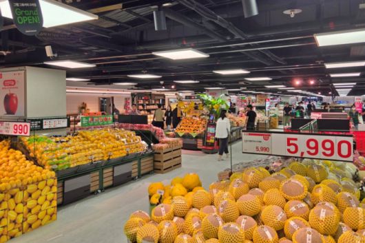 롯데마트 그랑그로서리 구리점 매장 전경. /사진제공=롯데마트