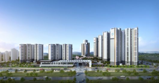 '고덕 자연앤 하우스디' 조감도