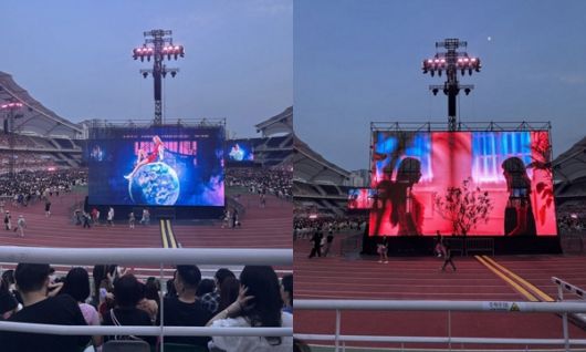 블랙핑크 고양 콘서트를 방문한 일부 팬들이 좌석에 대한 불만을 토로했다. 사진은 블랙핑크 고양 콘서트 N3 구역 모습. /사진=엑스(X·옛 트위터)