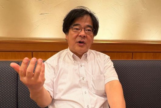 기미야 다다시(木宮正史) 일본 도쿄대 명예교수가 지난 8일 도쿄에서 머니투데이 더300[the300]과 인터뷰하고 있는 모습. / 사진=김인한 기자