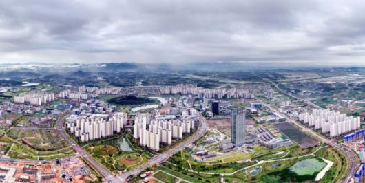 광주전남공동혁시도시(나주시 빛가람동) 전경.//사진=나요안 기자