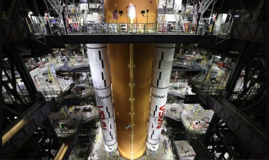 아르테미스2호 우주발사시스템(SLS) 모습 /사진=미국 항공우주국(NASA) 홈페이지