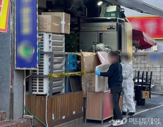 지난 26일 칼부림 사건이 발생한 서울 강북구 수유동의 한 식당. /사진=김지현 기자.