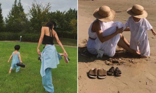 배우 정우성의 혼외자를 출산해 스캔들에 휩싸였던 모델 문가비가 아들과의 근황을 전했다. /사진=문가비 인스타그램