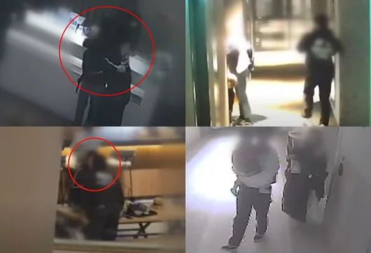 고등학생 제자와 불륜을 저지르는 자리에 어린 자녀를 데려가 정서적 학대를 했다는 혐의로 고소된 여교사가 검찰에서 불기소 처분을 받았다. 사진은 여교사 전남편이 불륜 증거로 제출한 CCTV 영상 일부. /사진=JTBC '사건반장' 갈무리