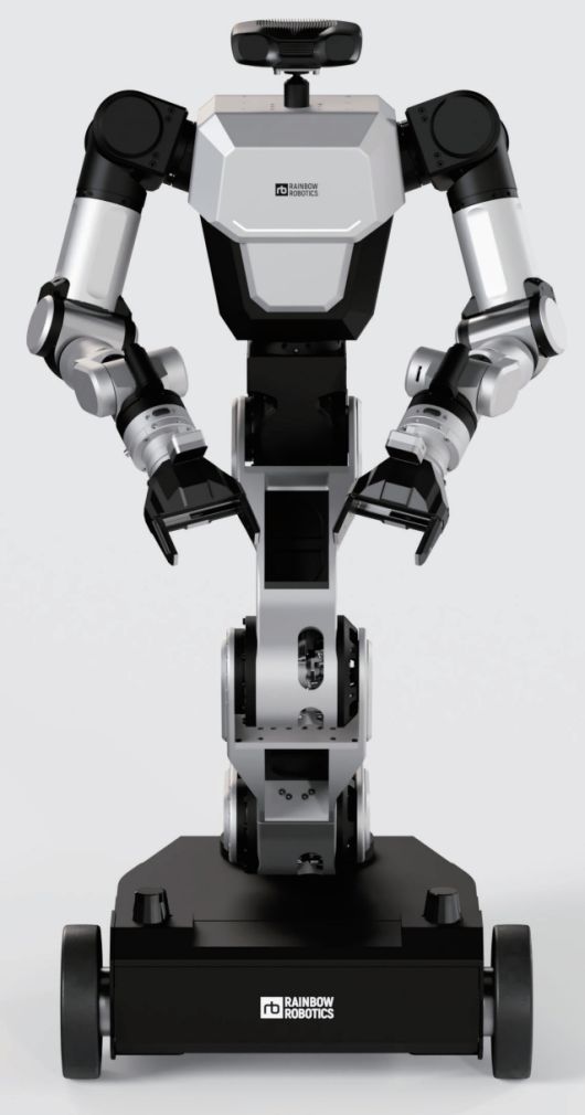 삼성 반도체 공정과 도요타 차부품 조립 등에서 실증이 진행 중인 레인보우로보틱스의 'RB-y1' /사진제공=레인보우로보틱스