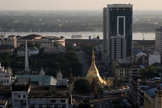 27일(현지시간) 미얀마 양곤/AFPBBNews=뉴스1