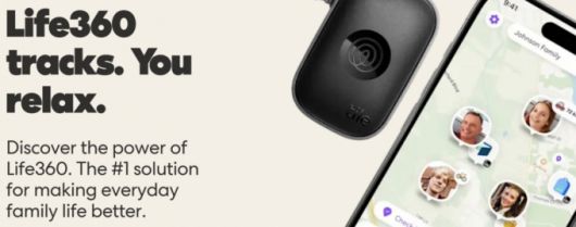 위치 공유 앱 '라이프360' 홈페이지.