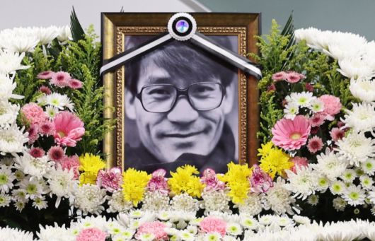 지난  5일 서울 중구 서울영화센터에 고 안성기의 추모 공간이 마련돼 있다. /사진=뉴스1