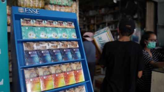 인도네시아에서 판매되는 에쎄의 모습./사진제공=KT&G