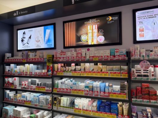 말레이시아 쿠알라룸푸르 시티 센터 내 화장품 매장 모습/사진=김민우 기자