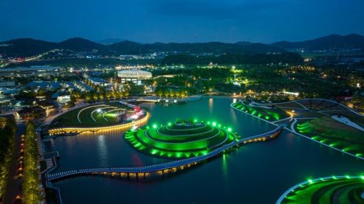 순천만국제정원 야경/사진= 순청시청