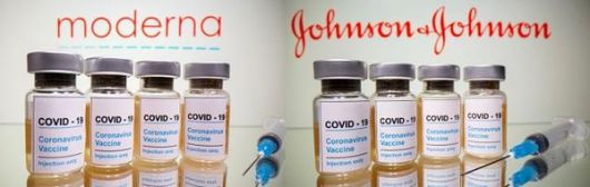 모더나(왼쪽)와 얀센(오른쪽) 백신. /연합뉴스