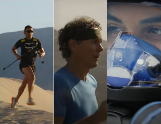 (왼쪽부터) 익스트림(극한) 마라토너 레이 자하브, 울트라 마라토너 스콧 주렉, 수중탐험가 나디아 알리도 /애플 홈페이지 캡처