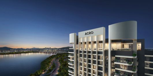 DL이앤씨 '아크로 한남' 단지 부분 투시도/ 자료 = DL이앤씨