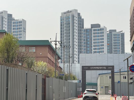 지난 18일 오전 10시 인천 부평구 산곡1동 산곡재개발 정비사업지 전경. /사진=박지윤 기자