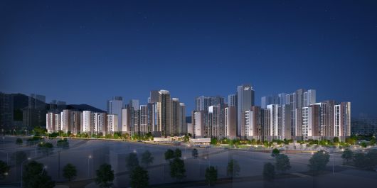 힐스테이트 메디알레_야경 투시도. /현대건설 제공