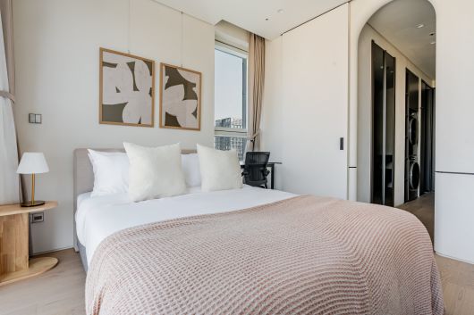 블루그라운드코리아 1호점 '아스티논현'의 침실 모습./블루그라운드코리아 제공