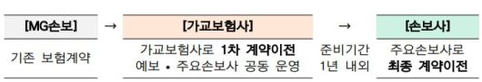 가교보험사를 활용한 계약이전 방안 세부내용./금융 당국 제공