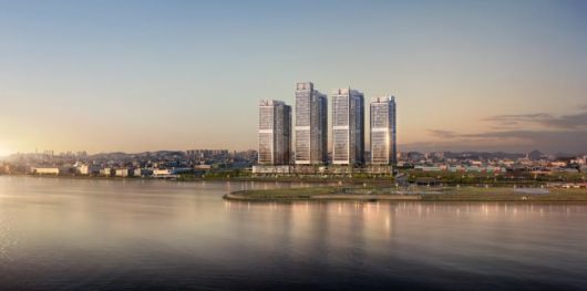 힐스테이트 시화호 라군 인테라스 1차 예상 조감도. /현대건설 제공