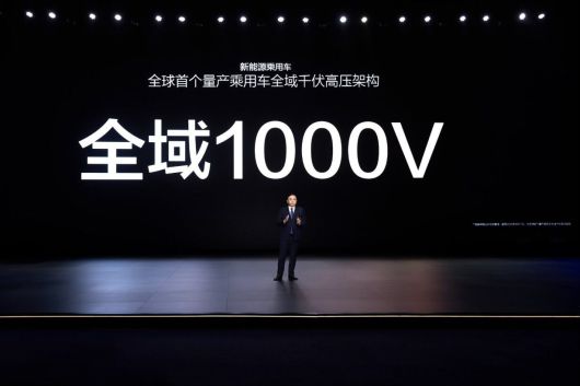 왕촨푸 BYD 회장이 17일(현지 시각) 중국 선전 본사에서 새로운 충전 기술에 대해 설명하고 있다. /BYD X 계정