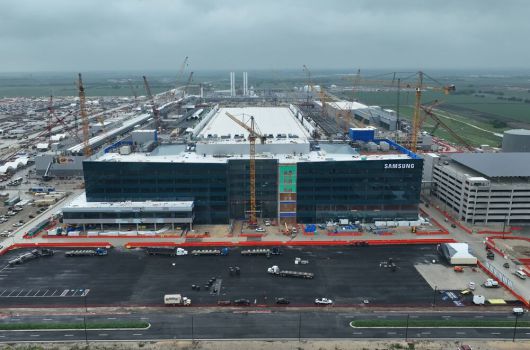 삼성전자가 미국 텍사스주 테일러시에 짓고 있는 첨단 파운드리(반도체 위탁생산) 공장./삼성전자 제공