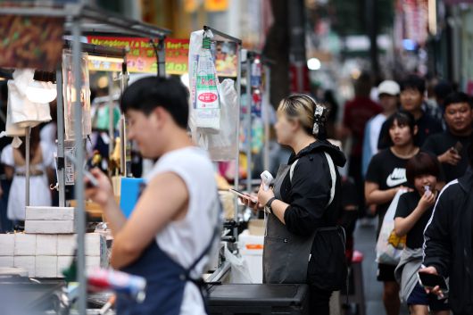 지난 8일 서울 명동 거리. /연합뉴스