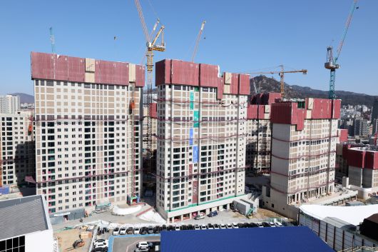 서울시내 한 아파트단지 공사현장. /뉴스1