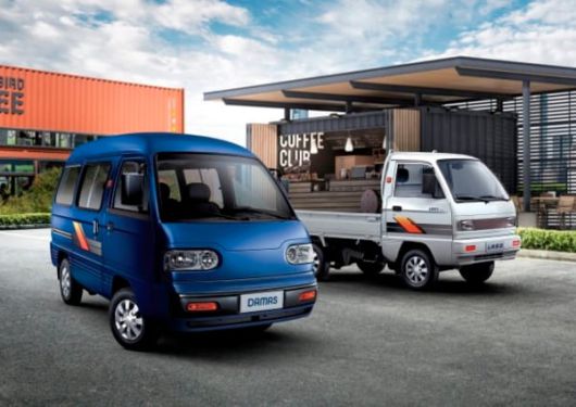 지난 2021년 단종된 한국GM 경상용차 다마스와 라보. /한국GM 제공