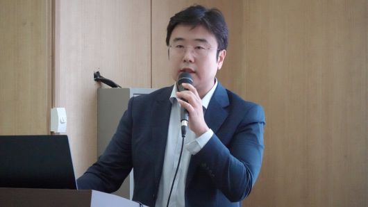 서민석 KISA 디지털제품보안팀장이 발표하고 있다. /KISA 제공