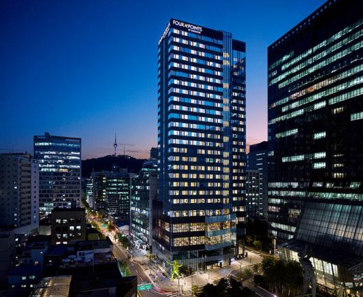 포포인츠 바이 쉐라톤 조선 서울 명동 전경. /조선호텔앤리조트 제공