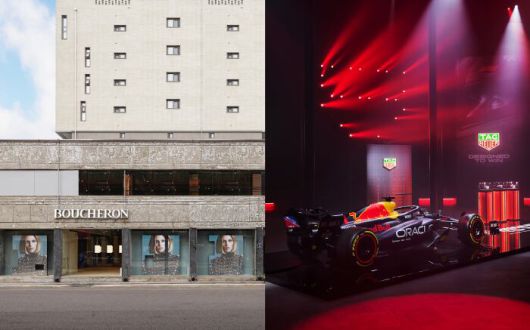 왼쪽부터 부쉐론(Boucheron), 태그호이어(TAG Heuer)