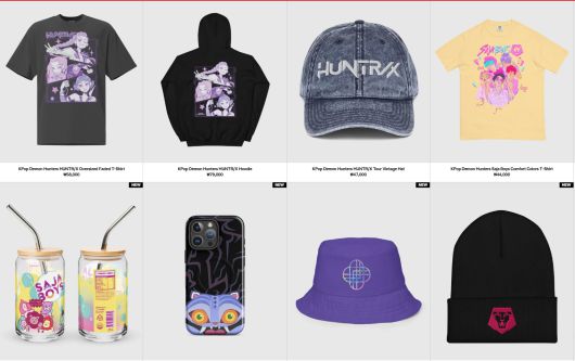 ‘케이팝 데몬 헌터스’ 굿즈./넷플릭스 굿즈 판매 사이트 캡처