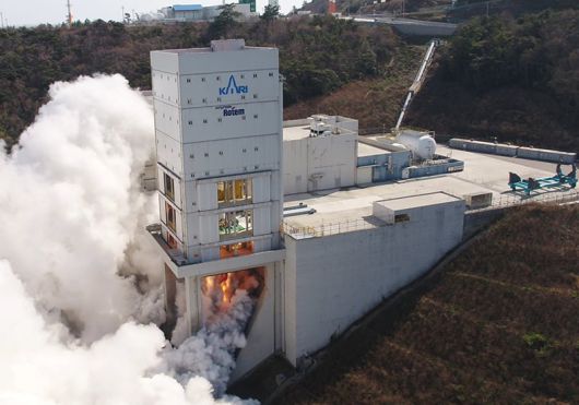 현대로템의 한국형발사체 추진기관시스템 시험설비. /현대로템 제공