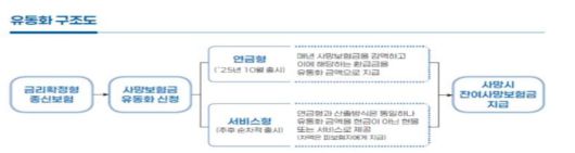 사망보험금 유동화 구조도. /금융위원회