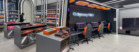 17일 오후 서울 역삼동에 위치한 넥슨의 ‘메이플 아지트’./김수정 기자