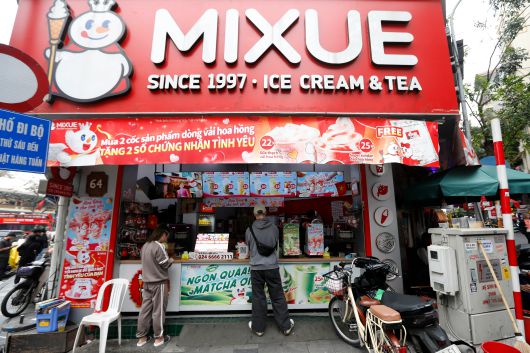 베트남 하노이 Mixue 매장. /연합뉴스