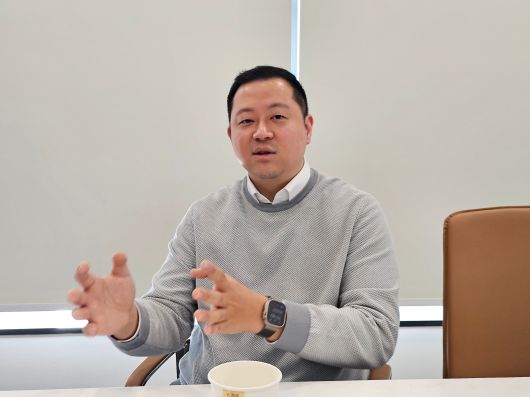 채명수 노타 대표가 지난 12일 서울 삼성동 노타 사무실에서 조선비즈와 인터뷰하고 있다./안상희 기자