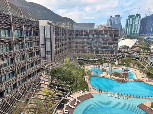 홍콩 오션파크 메리어트 호텔 전경./홍콩=홍인석