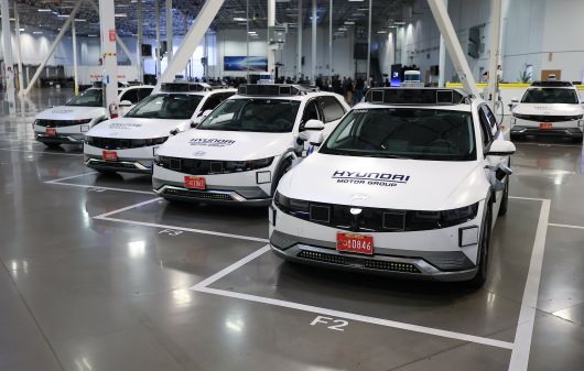 현대차그룹 모셔널이 개발한 아이오닉5 기반 로보택시./연합뉴스