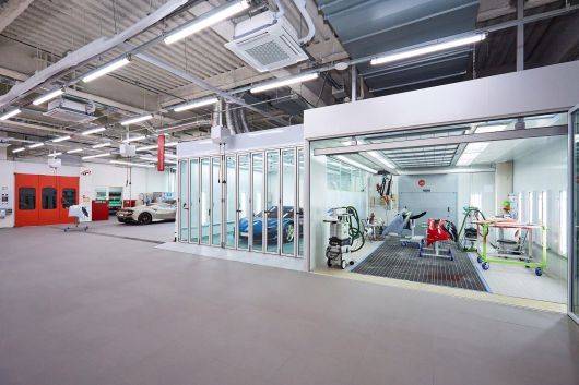 페라리 성수 서비스센터 내부./페라리 제공