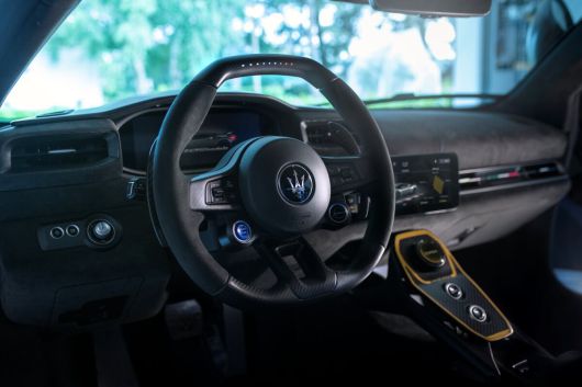 마세라티의 슈퍼 스포츠카 'GT2 스트라달레' 내부./마세라티코리아 제공