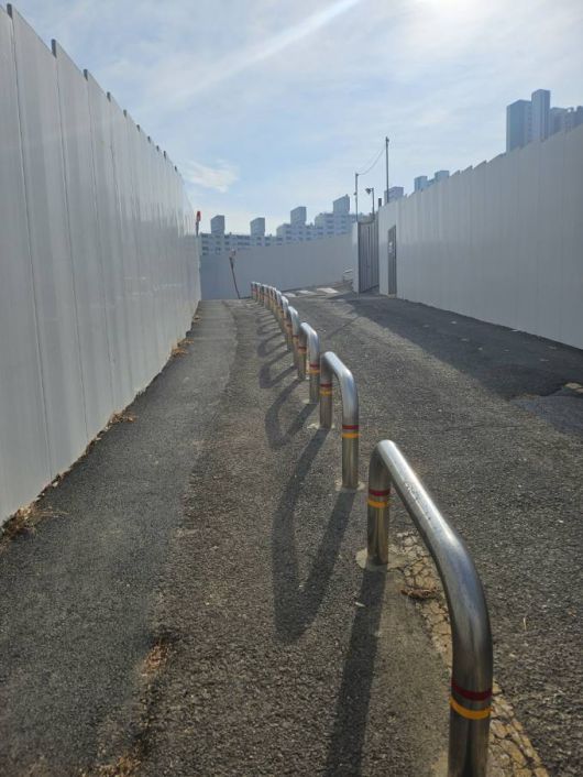 부산 대연중학교 가는 길. 김민주 기자